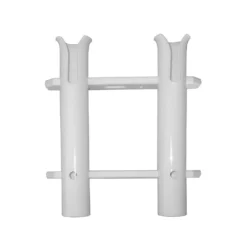 2 Compartments PVC Rack Rod Holder