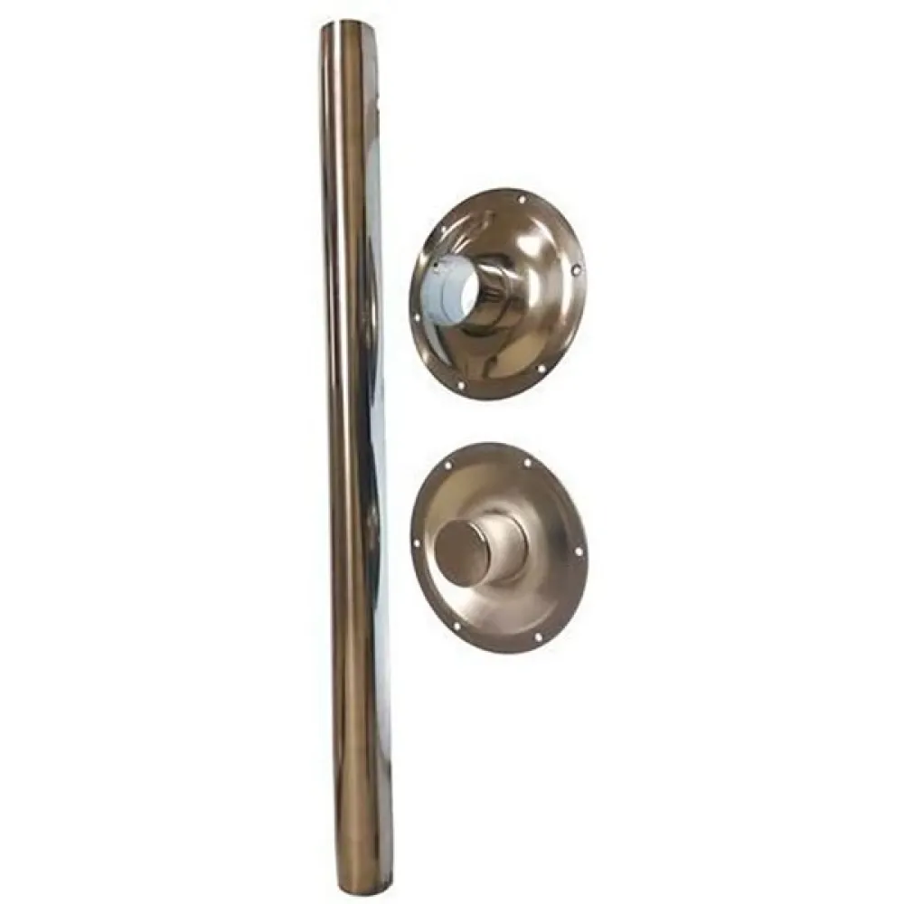 Table Pedestal Complete Stainless Steel