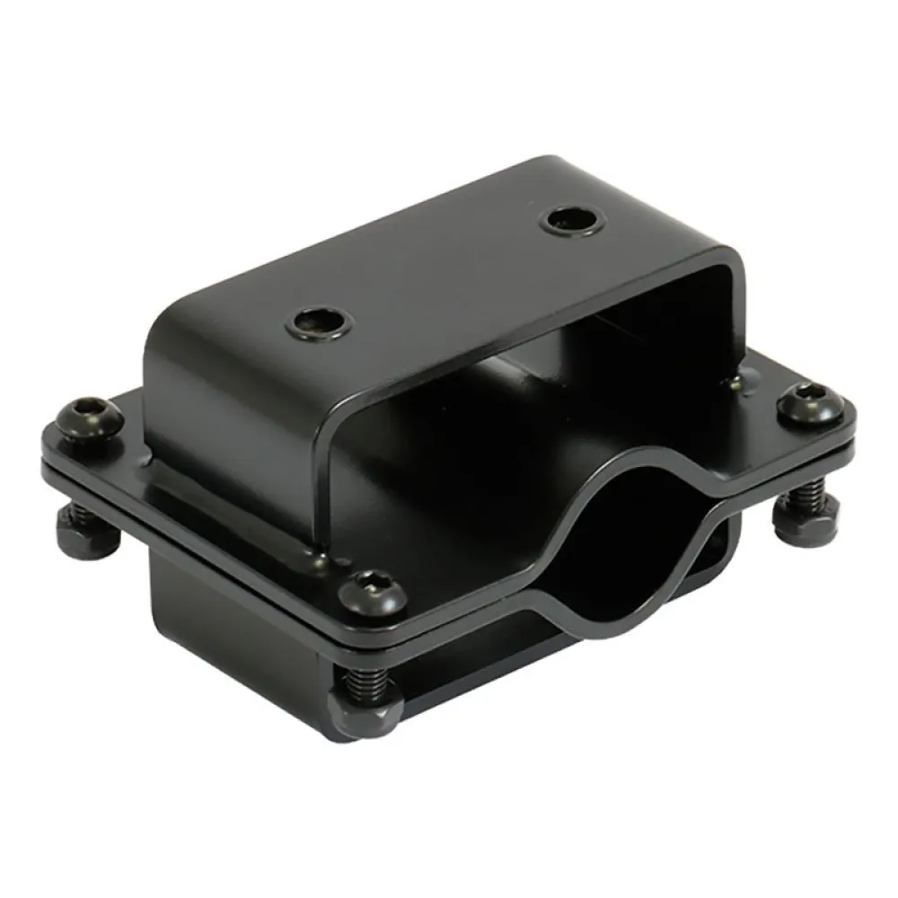 22-35 Mm Double Rail Mount Stainless Steel Black Adapter