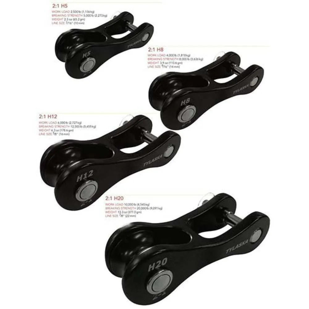 H8 2:1 Aluminum Halyard Shackle - Image 7