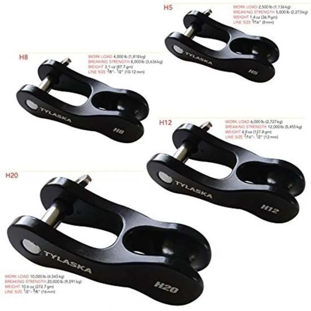 H8 2:1 Aluminum Halyard Shackle - Image 8