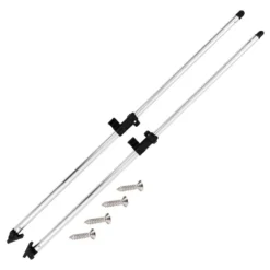 VIDAXL Bimini Top Support Poles 2 Units Aluminium